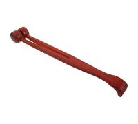 ZUNOXAZ Gratte-dos en Bois Rouge 43 Cm Outil de Massage Corporel Multifonction pour Adultes Soulagement Démangeaisons Détente Musculaire Portable Usage Maison Bureau