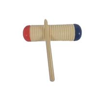 ZUNOXAZ Guiro Bois Premium Instrument Percussion Shaker Sécurisé pour Garçon Fille Éducatif Créatif Garçon Fille Apprentissage Musical Polyvalent
