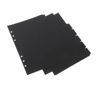 ZUNOXAZ Intercalaires pour Classeur Lot de 14 en Polypropylène Séparateurs de Page Colorés pour Cahier et Classeur Souple