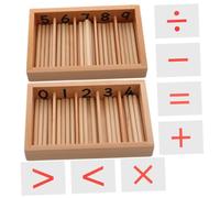 ZUNOXAZ Jeu Éducatif Montessori Mathématiques Boîte à Broches pour Maternelle Outil Interactif pour Garçon Fille Améliore Raisonnement et Apprentissage Personnalisé
