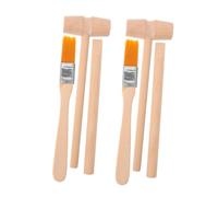 ZUNOXAZ Kit D’Outils de Fouille Archéologique pour Garçon et Filles 6 Pièces en Bois Marteau Burin et Brosse - Éducatif Stem pour Fouilles de Pierres Précieuses et Découvertes