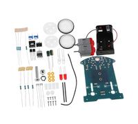 ZUNOXAZ Kit DIY Voiture Suiveuse Intelligente de Soudure Électronique pour Débutants Voiture Suiveuse à Ligne avec Structure et Apprentissage Pratique et Créatif Électronique