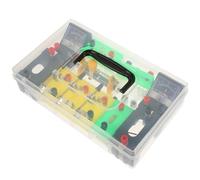ZUNOXAZ Kit Électricité pour Expériences Scientifiques Boîte Expérimentation Électrique et Pratique pour Élèves de Collège Matériel Pédagogique de Physique avec Couleur Couleur