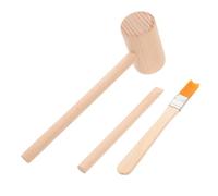 ZUNOXAZ Kit Fouilles Archéologiques Garçon Fille Bois Marteau Burin et Pinceau Creuser Éducatif pour Garçons et Filles Développement Coordination Main-œil et Créativité pour Fossiles et