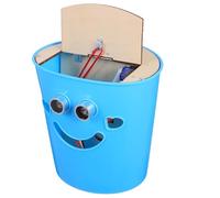 ZUNOXAZ Kit Poubelle Automatique à Capteur Intelligent à Assembler Soi-Même 1 Pièce Couleur Bleue Ouverture sans Contact par Détection Sonore Éducatif Stem pour Projet Scientifique et