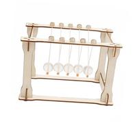 ZUNOXAZ Kit Scientifique DIY Newton Pendule Équilibré Éducatif Cinétique pour Bureau et Expérience Physique Facile à Installer pour Garçon Fille et Adultes Modèle Expérimentation