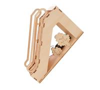 ZUNOXAZ Kit Scientifique Éducatif Escalier Mécanique Électrique Bois Modèle Miniature Stem pour Garçon Fille Expérience Pratique et Manuel