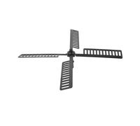 ZUNOXAZ Lame de Windmill Plastique Accessoire de Jardin Aux Intempéries pour Éolienne de Décoration Extérieure