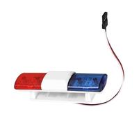 ZUNOXAZ Lampe LED Clignotante pour Voiture Rc Gyrophare Rouge Bleu Réaliste Compatible Modèles Simulation Police Installation Facile