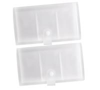 ZUNOXAZ Lot de 2 Albums de Rangement pour Cartes 240 Emplacements Porte-Cartes Photo Transparent Organiseur pour Photos Billets Cartes Postales - pour Bureau et Usage Familial