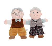 ZUNOXAZ Lot de 2 Marionnettes à Main en Peluche Représentant Une Famille, Éducatif Réaliste pour Garçon et Filles, Figurines Créatives pour Raconter des Histoires et Jeux de Rôle
