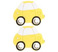 ZUNOXAZ Lot de 2 poignées de tiroir pour enfants : Poignée de meuble garçon - Poignée en forme de voiture de dessin animé avec vis pour porte de chambre d'enfant, meubles, placard, commode,