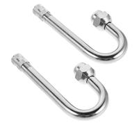 ZUNOXAZ Lot De 2 Rallonges De Valve De Pneu Rallonge De Gonflage De Pneu De Valve À Visser En Métal De