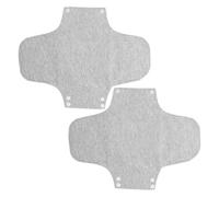 ZUNOXAZ Lot de 2 Serviettes Hygiéniques Lavables Ultra Fines en Coton sans Coutures, Doublure Absorbante Réutilisable pour Femmes en Post-partum, Confort pour Maternité