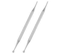 ZUNOXAZ Lot de 2 stylos d'acupuncture : outil de massage par points de pression en acier inoxydable - Stylo de massage par acupression de 15 cm pour le manuel des points d'acupuncture et la
