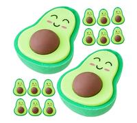 ZUNOXAZ Lot de 20 Gommes Décoratives à Effacer D'avocat pour Étudiants Petites Gommes Multifonctions Légères en Matériau Accessoires Scolaires Créatifs pour Bureau et Style Aléatoire