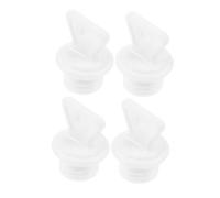 ZUNOXAZ Lot de 4 Bouchons Étanches pour Bouillotte Couvercles de Remplacement en Plastique Diamètre Intérieur 21 CM Hauteur 17 CM Compatibles Paquet et Bouteilles d'Eau Chaude