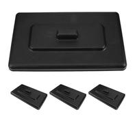 ZUNOXAZ Lot de 4 Couvercles en Plastique Alimentaire pour Sorbetière et Yaourtière Étanches Joint Anti-Fuite Compatibles Universellement Accessoire pour Préparation de Desserts Maison