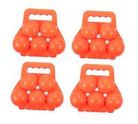 ZUNOXAZ Lot de 4 Pinces à Neige pour Garçon et Filles Fabrication Rapide de Boules de Neige Jouets D’Extérieur Colorés Aléatoires Clips Légers et Faciles à Saisir Couleur Aléatoire