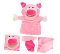 ZUNOXAZ Main Peluche Cochon Interactif Garçon Fille Éducatif Animaux Précoce pour Histoires et Jeux Parents Garçon Fille