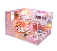 ZUNOXAZ Maison Miniature DIY à Assembler Manuellement Modèle Cabane Créatif pour Garçon Fille et Familles Éducatif Bois Décoration et Jeu Imagination Style Rêve Ange