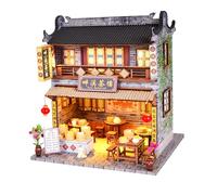 ZUNOXAZ Maquette Maison Miniature Chinoise DIY Style Lingnan Modèle à Assembler Décoration de Bureau Artisanat Écologique