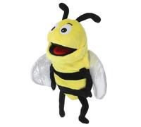 ZUNOXAZ Marionnette à Main Abeille Peluche Souple pour Jeux Éducatifs et Conte Interactif Animal Imité pour Garçon Fille Améliore Communication et Imagination