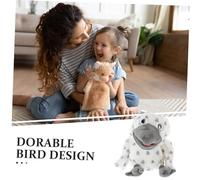 ZUNOXAZ Marionnette à Main en Peluche D'oiseau Chouette Blanche pour Garçon Et Filles Et Adultes Taille Moyenne Interactive pour Raconter des Histoires Et Jeu De Rôle