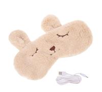 ZUNOXAZ Masque de Sommeil Chauffant USB Rechargeable Compresse Vapeur pour Yeux Cache-œil Doux et Confortable pour Domicile Bureau Voyage Fatigue et Thermique