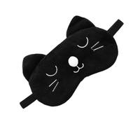 ZUNOXAZ Masque Yeux De Sommeil Brodé Panda Amusant, Tissu Doux Peau, Bande Élastique Confortable, Pour Voyage, Sieste Et Relaxation, Accessoire Sommeil Pour Adultes