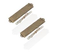 ZUNOXAZ Mezouza Ornée en Métal 132 Mm, Parchemin Sacré Inscriptions Hébraïques, Finition Rétro Bleu Ancien, Décoration Murale Religieuse pour Maison Et Bureau, Lot De 2 Sets De Pièces