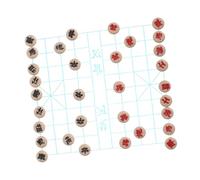 ZUNOXAZ Mini Jeux Échecs Chinois pour Maison de Poupées Accessoires Réalistes Plastique pour Décoration de Scène et Création Miniatures