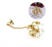 ZUNOXAZ Mini Lustres Ornements Simulation Lumière pour Enfants Mini Maison pour Filles À Faire Soi-Même Accessoires Maison De Jeu