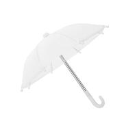 ZUNOXAZ Mini Parasol Décoratif pour Maison de Poupées Accessoire de Modèle Miniature Blanc pour Décorer Une Maison Miniature et Créer Une Ambiance Romantique