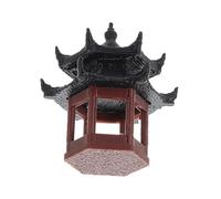 ZUNOXAZ Miniature Hexagonale Plastique Statue Architecture Ancienne pour Décoration Zen de Jardin Aquarium Bureau et Maison Accessoire pour Bonsaï et Jardin Féerique