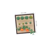 ZUNOXAZ Miniature Jardinage Set Décoratif avec Mini Pelles et Râteaux pour Scènes Extérieures Outils Miniatures pour Petits et Balcons Accessoires de Décoration pour