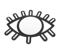 ZUNOXAZ Miroir Mural Décoratif Noir D’Œil Accessoire Photo Créatif en Bois Style Nordique Ornement Mural pour Décoration Intérieure et Chambre D’Garçon et Filles 1 Pièce