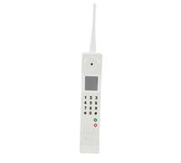 ZUNOXAZ Modèle de Téléphone Rétro Simulation pour Décor Vintage Accessoire de Décoration des Années pour et Objet de Collection Blanc