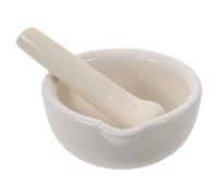 ZUNOXAZ Mortier et Pilon Porcelaine Bol Broyeur Manuel pour Épices Noix et Médicaments Moulin de Cuisine Portable pour Broyage Précis