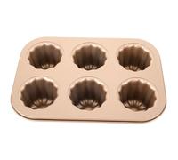 ZUNOXAZ Moule à Gâteau Antiadhésif Acier Au Doré Moule Pâtisserie Multifonction pour Biscuits Mousse et Facile à Nettoyer et Compatible Four et Réfrigérateur