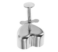 ZUNOXAZ Moule à Onigiri en Acier Inoxydable 304 Presse à Hamburger Cœur Moule à Boulette de Riz Multifonction pour Sushis Galettes de Viande Plats Froids la Cuisine Maison Facile