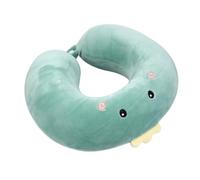 ZUNOXAZ Oreiller en Peluche De u pour Garçon Et Filles, Taille Moyenne, Motif Dinosaure, Coussin De Voyage Doux Et Support Cervical, pour Avion, Train Et Voiture, Jouet Peluche Inclus