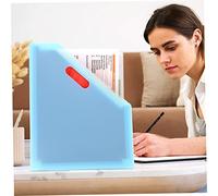 ZUNOXAZ Organisateur de Documents Extensible Accordéon Grand Classeur Souple pour Rangement Dossiers et Reçus Trieur Pratique et Format Portable pour Bureau et Banque Bleu