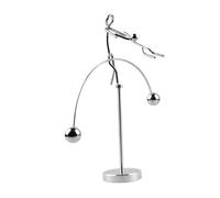 ZUNOXAZ Ornement Oscillant Couple en Fer 15 Cm Décoration De Bureau Mouvement Pendule Lois Conservation Élan Et Énergie Accessoire Bureau Original Jouet Scientifique