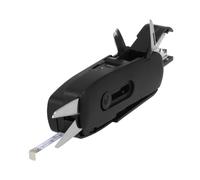 ZUNOXAZ Outil de Bureau Multifonction Portable avec Ciseaux Règle Flexible Crayon Agrafeuse Coupe Tournevis Poinçon Arrache Clous Boîte de Rangement Compacte Noir