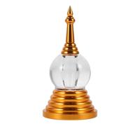 ZUNOXAZ Pagode Bouddhiste Acrylique Petite Statue Décorative Résistante et Élégante pour Maison et Bureau Ornement Cristal Offrande