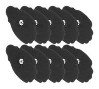 ZUNOXAZ Patchs de Massage Mains Noirs Lot de 10, Électrodes Auto-adhésives en Gel Silicone, Tissu Non Tissé, Accessoires Corporels pour Stimulation Musculaire et Soulagement Corporel