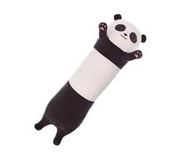 ZUNOXAZ Peluche Panda Longue Cylindrique 70 Cm, Oreiller Doux en Peluche, Panda Adorable pour Garçon et Filles, Coussin Confortable Décoration Chambre et Bureau