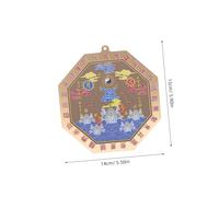 ZUNOXAZ Pendentif Feng Shui Bagua Laiton de Protection Chinoise Négatives Décoration Traditionnelle pour et Harmonie à