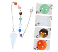 ZUNOXAZ Pendule Hexagonal Cristal Naturel Pendentif Diy Pour Méditation Et Divination Accessoire Exquis Pour Fêtes Et Cadeaux